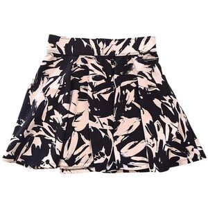 Abercrombie & Fitch Mini Skirt Black & White Abstract Print Size XS Stretch